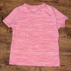 Pink Heathered T-Shirt size small